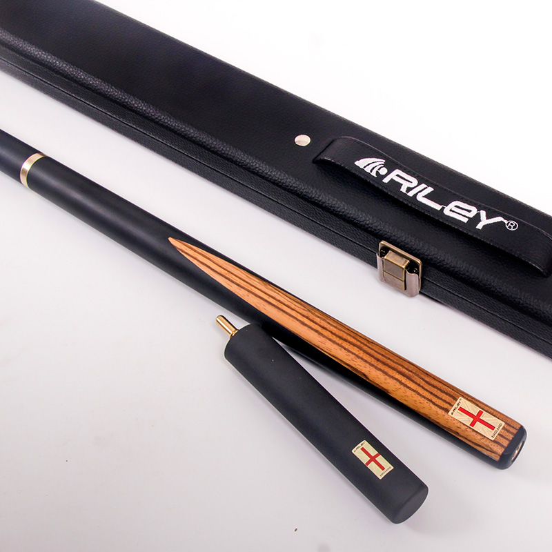 Riley英国莱利台球杆小头通杆四分三分体斯诺克黑八8十六彩桌球杆 - 图0