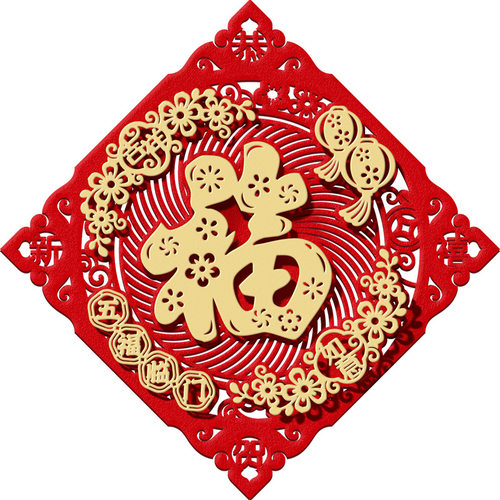 2026马年立体福字大门贴纸新年春节入户门元旦过年新款房门装饰品 - 图3