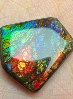 清仓特价｜天然加拿大斑彩石树脂面裸石 吊坠