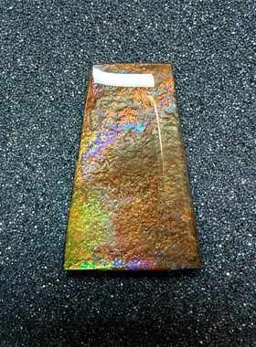 天然加拿大斑彩石裸石 树脂面覆膜山水画意境