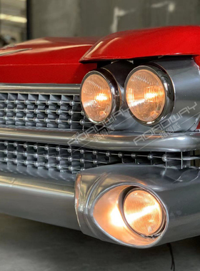 复古怀旧金属汽车模型电脑办公桌