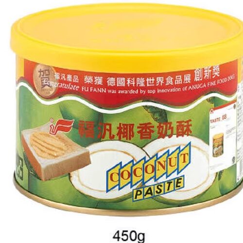 台湾福泛福凡椰香奶酥酱抹酱450g抹酱进口烘培果酱面包吐司 - 图3