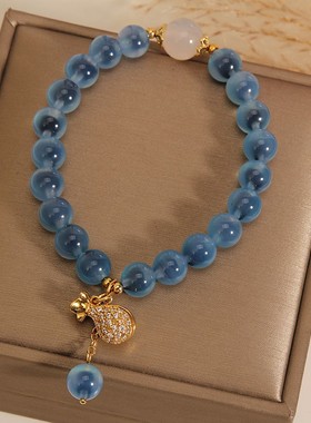 糖心玛瑙韩版小众设计手链女