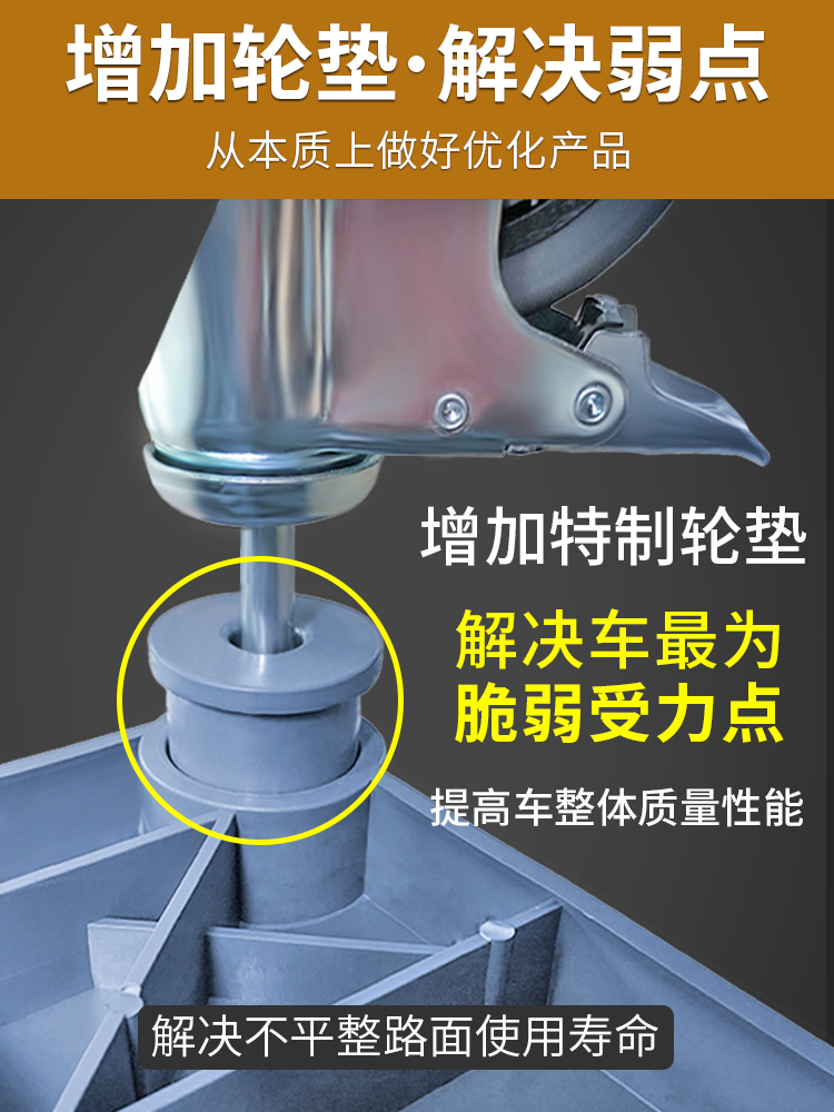 餐车小推车撤歺碗集商用餐厅移动饭酒店三层上传菜送收餐车手推车-图2