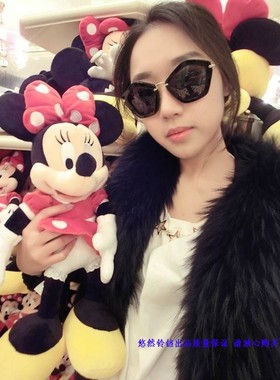 墨镜许晴方脸太阳眼镜刘涛同款