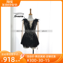 Zhuo Bao Customized Figure Skating Clothing Flower Slip Performance Clothing Performance Examination Class Costume Competition Clothes Children Adult Female