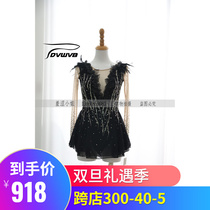 Zhuo Bao Customized Figure Skating Clothing Flower Slip Performance Clothing Performance Examination Class Costume Competition Clothes Children Adult Female