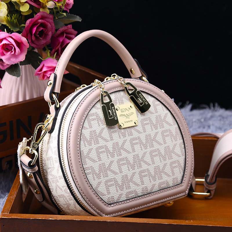 凯狄欧正品女包2023新款时尚真皮小圆包百搭韩版休闲单肩斜挎小包