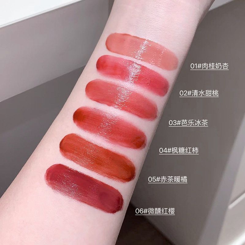 面唇蜜唇Gege嘟嘟滋润 晶钻水光唇bear不易保湿防水釉沾杯玻璃镜 - 图1