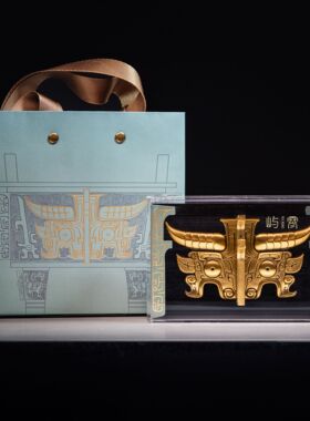 兽面纹仿古金属冰箱磁力贴开瓶器