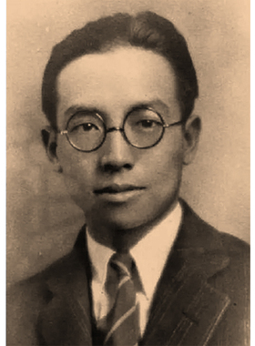 梁思成一代建筑宗师文艺怀旧复古牛皮纸海报装饰画挂画壁画画芯