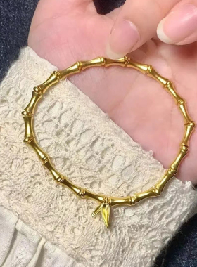 古法传承竹节手链复古节节高手串