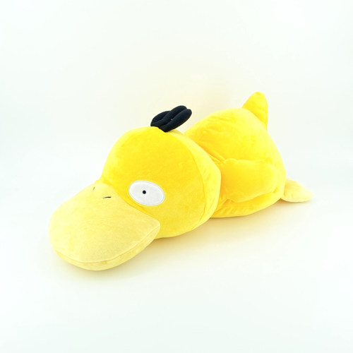 日本正品 宠物小精灵正版pokemon大号趴姿可达鸭公仔毛绒玩具玩偶 - 图1