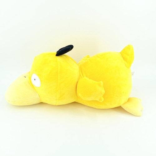 日本正品 宠物小精灵正版pokemon大号趴姿可达鸭公仔毛绒玩具玩偶 - 图0