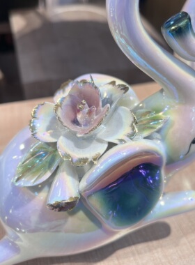 陶瓷大象摆件家居装饰乔迁礼物