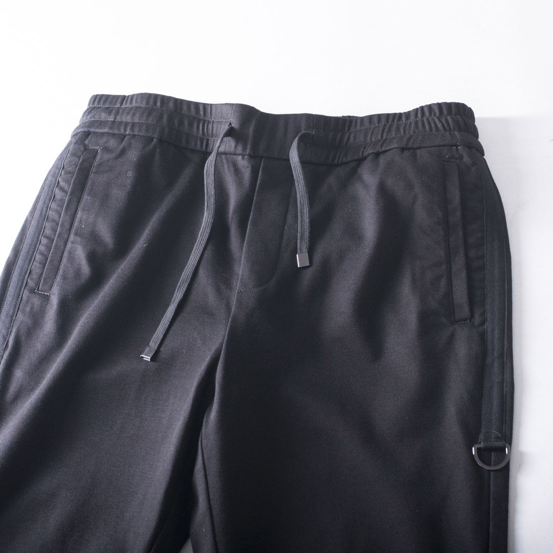 孤品清货有2XL~大厂尾货男士秋季直筒卫裤束脚松紧腰黑色运动裤子,淘宝优惠券,粉丝福利购,淘宝优惠卷