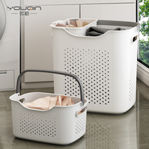 Euloitte Dirty Laundry Basket Home Toilet Laundry Basket for Dirty Laundry Detergent Bathrooms Bathing Clothing Containing baskets