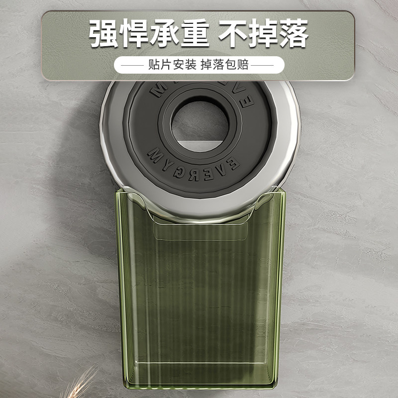 卫生间牙刷梳子壁挂厕所置物架 优勤浴室角架/置物架