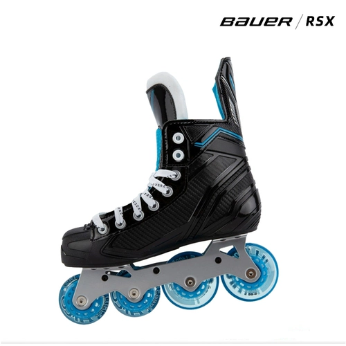 Официальный подлинный мяч земельный ледяной почва Bauer RSX Roller Skating Land Shoes Straight Roller Ice Shoes новичок