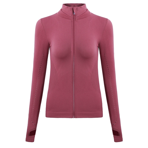 annerun Спортивная куртка, лонгслив для спортзала, быстросохнущая одежда для йоги, облегающий крой, в обтяжку, для бега