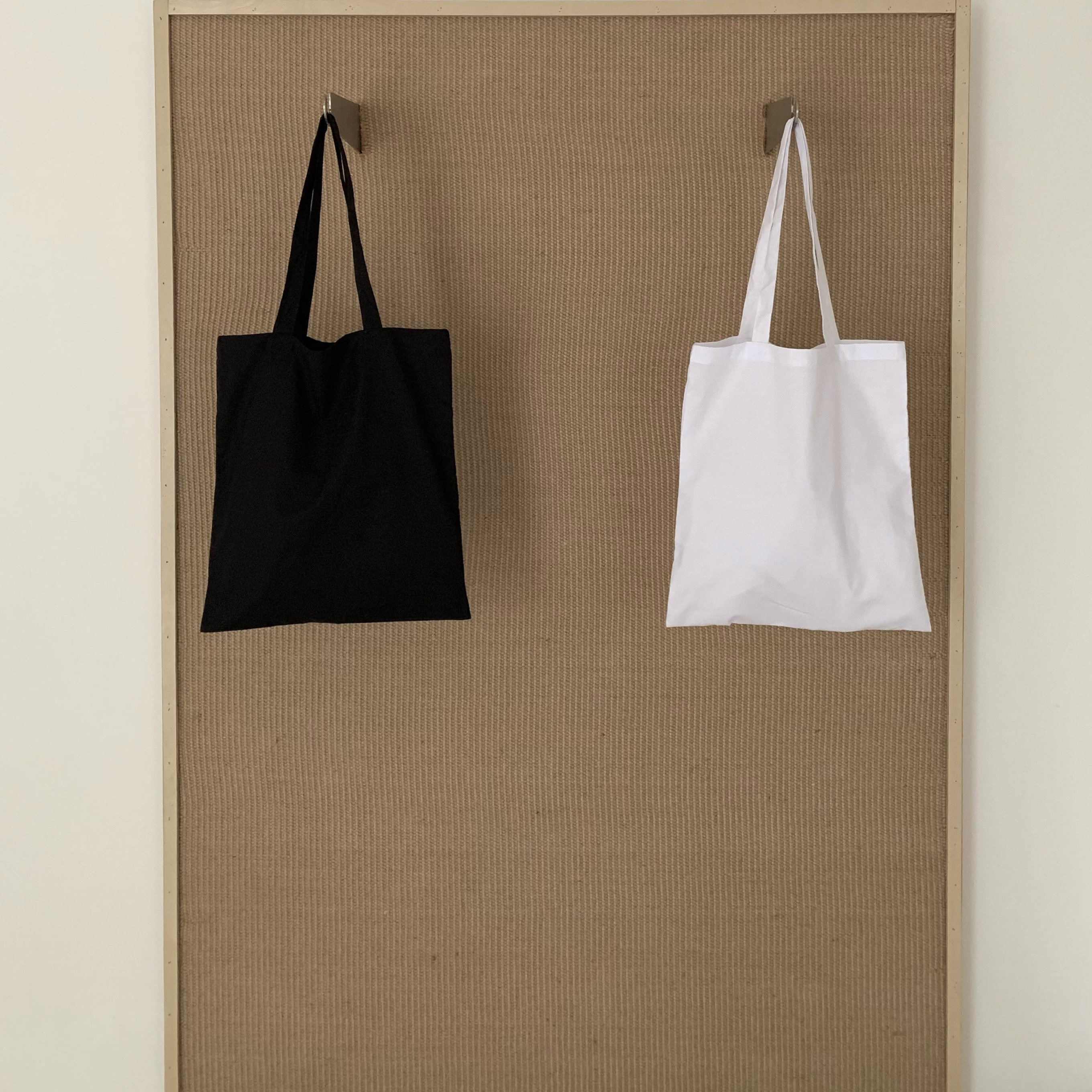 DIY原创纯色黑色空白环保单肩棉布袋客制logo布包纯棉薄款订做,淘宝优惠券,粉丝福利购,淘宝优惠卷