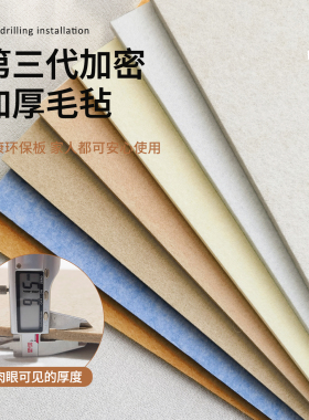 黑色毛毡板玄关墙面装饰