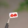 Deep sea red natural organic ruby peach heart noodles
