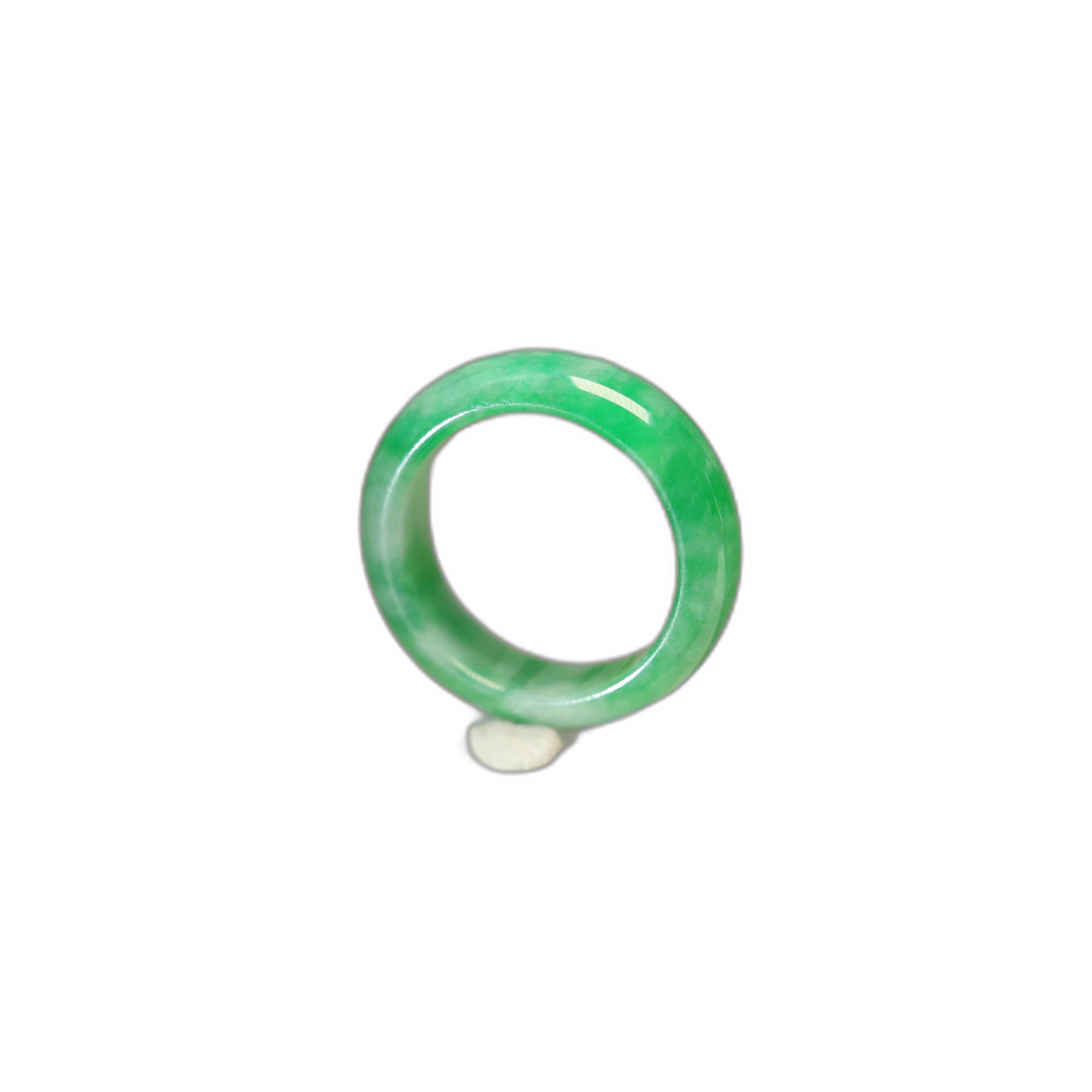 Yanglu Myanmar natural grade A jadeite ring