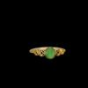 Yanglu Myanmar natural grade A jadeite cabochon ring