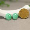 Natural grade A jadeite oval egg-shaped ring face