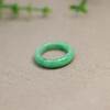 Full green Myanmar natural grade A jade ring