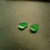 Ice full of green natural grade A jade gourd ring face
