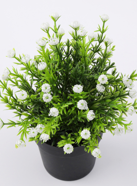 仿真盆栽假花绿植满天星