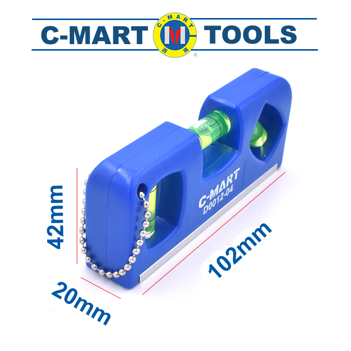 西玛工具C-MART 便携式水平尺迷你水平尺高精度带强磁水平仪100mm