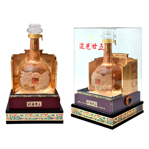 辽宁锦州特产 道光廿五白酒道光二十五国尊帝王40.8度 500ml - 图0