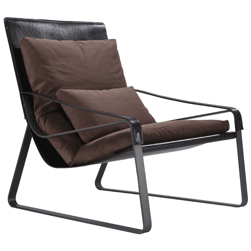 如恩休闲椅意式现代简约风格北欧沙发半躺椅懒人椅靠背单椅 BF801 - 图3