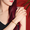 Old temple ancient bamboo pure gold ring, the same style as Sun Li