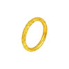 Laomiao Gold Pure Gold Crushed Ice Ring 5G Exquisite and Smart High-Light Explosion Sparkling White Thousand Gold Feeling Temperament and Fashion