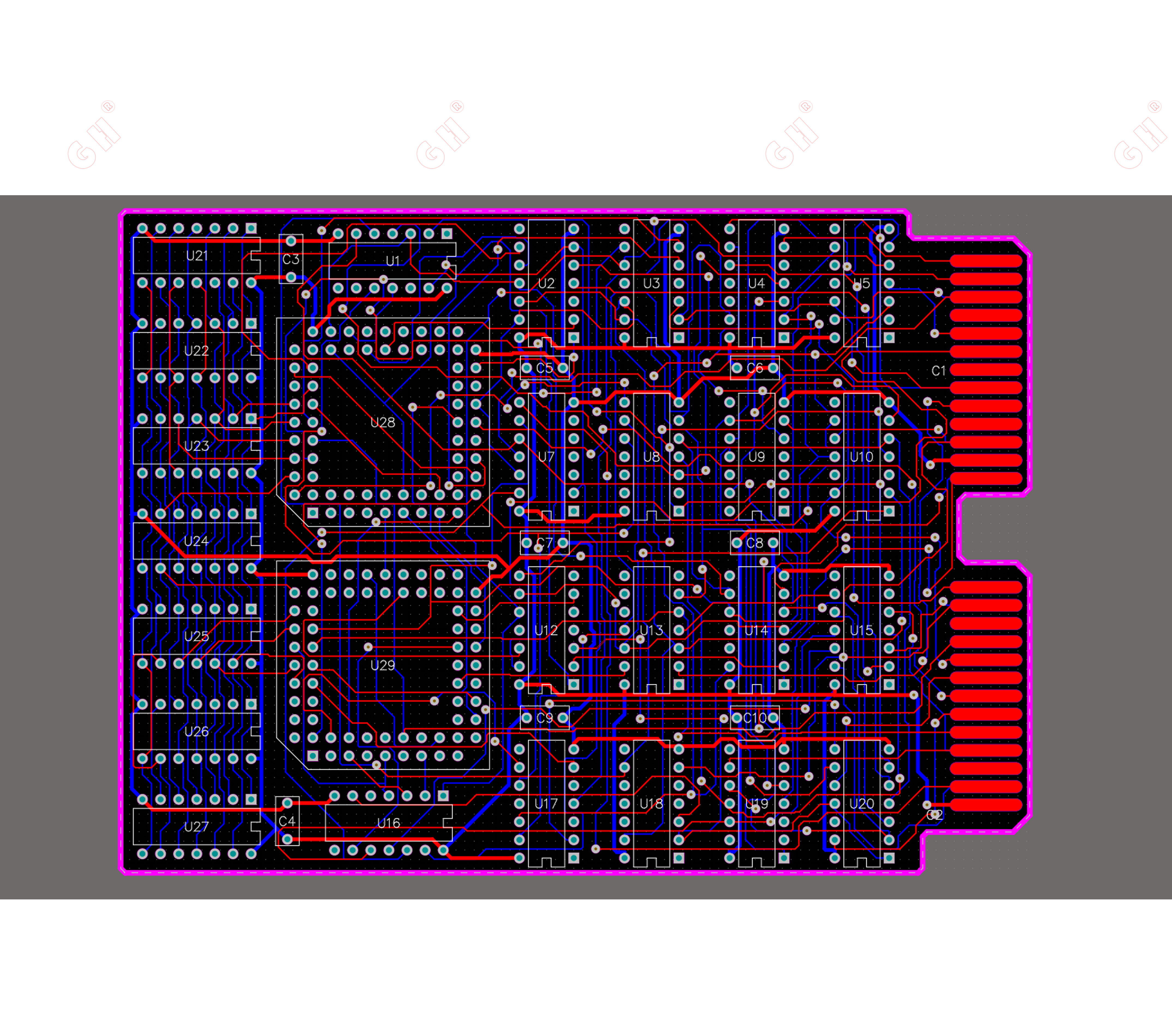 pcb电路板原理图-千图网