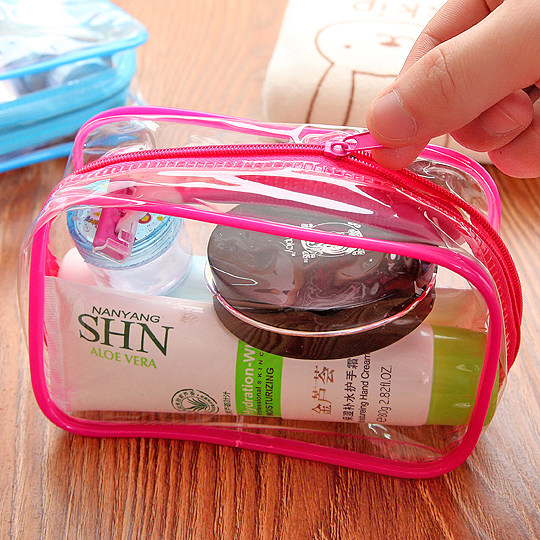Thickened PVC transparent multi-functional bathroom storage bag