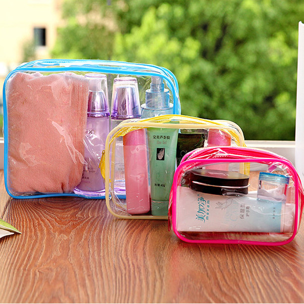 Thickened PVC transparent multi-functional bathroom storage bag