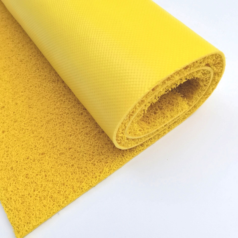 黄色地垫地毯欢迎光临门垫出入平安脚垫塑料地垫进门厅塑料防滑垫-图3