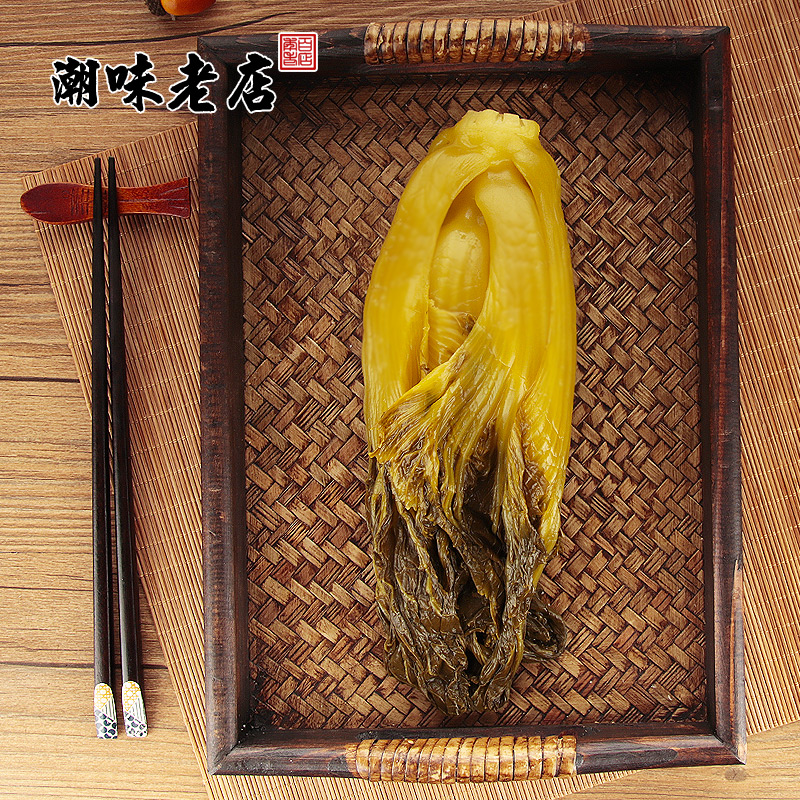 潮汕桂盛澄海酸菜 汕头酸菜咸菜酸菜鱼小菜泡菜250克潮州早餐宵夜 - 图0