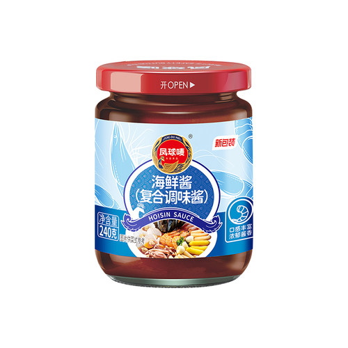 凤球唛海鲜酱240g下饭酱拌面酱火锅蘸酱米线面条调料炒菜调味酱 - 图3