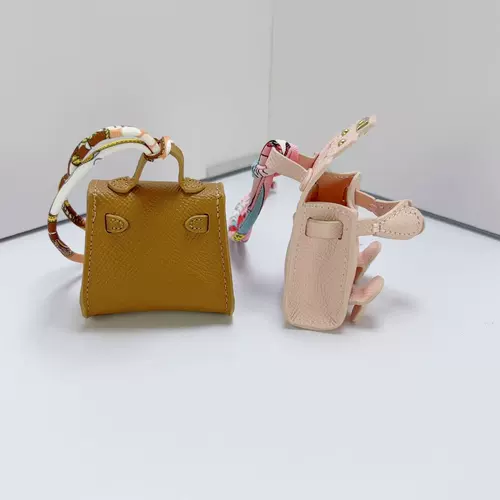 Кожаная маленькая кукла, наушники, сумка для техники, кошелек, монеты, небольшая сумка, подвеска, воловья кожа