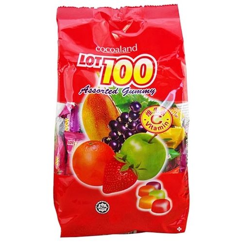 马来西亚进口一百分软糖LOT100一百份cocoaland果汁软糖芒果1kg - 图3