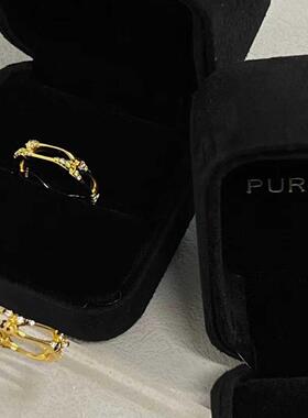 精致戒指925纯银高级感