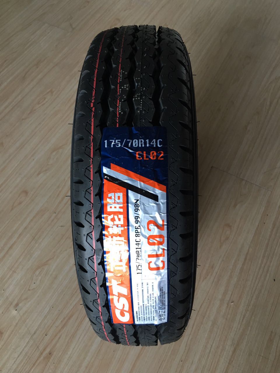 正新载重轮胎175/70r14lt cl31 6层适配五菱荣光长安面包车加厚 - 图1