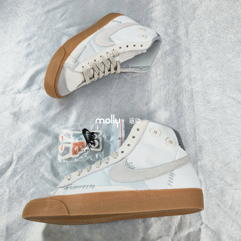 正品NikeBLAZER MID'77JUMBO男女运动高帮休闲板鞋DQ5080/DR0978-图0