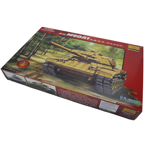 恒辉模型 hobbyboss 1/35 装甲坦克-美国M60A1带复合装甲 80105 - 图2